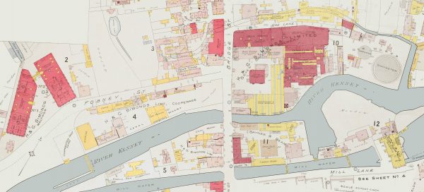 1895 Brewery map by Goad