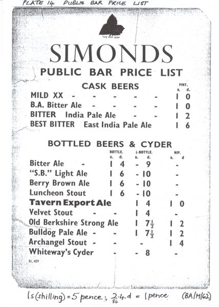 1926 Price List (1)