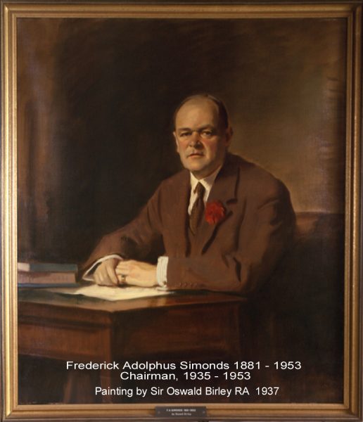 Simonds FA 1937 Chairman